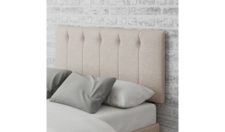 Aspire Hepburn Twill Superking Headboard - Natural