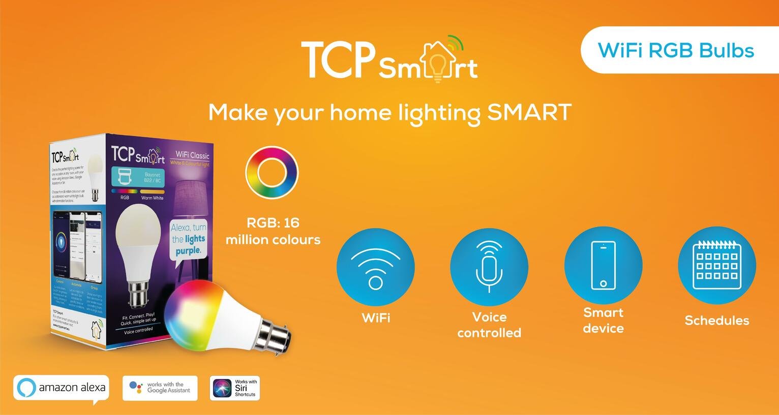 TCP Smart Wi-Fi Multicolour B22 LED Bulb Review
