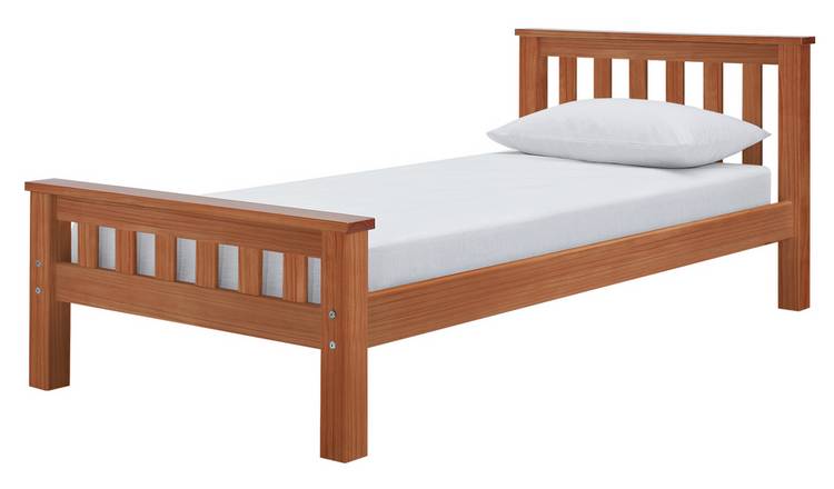 King size deals bed frame pine