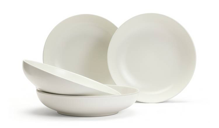 Matte 2025 white dinnerware