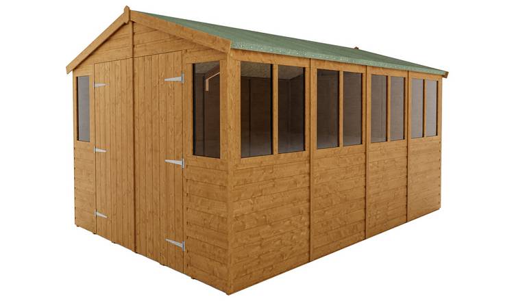 Rowlinson Shiplap Workshop Shed - 9x12ft