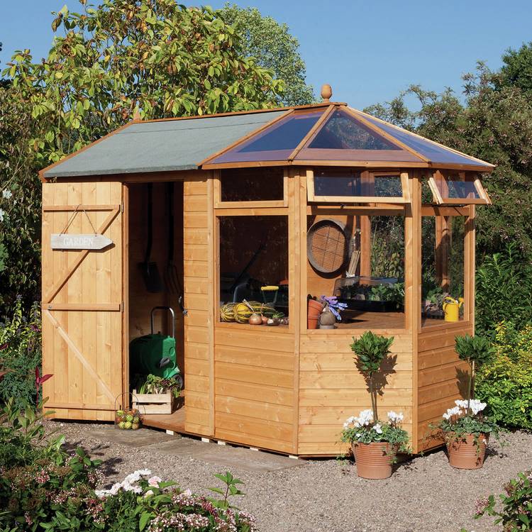 Rowlinson Shiplap Potting Store - 6x10ft 0