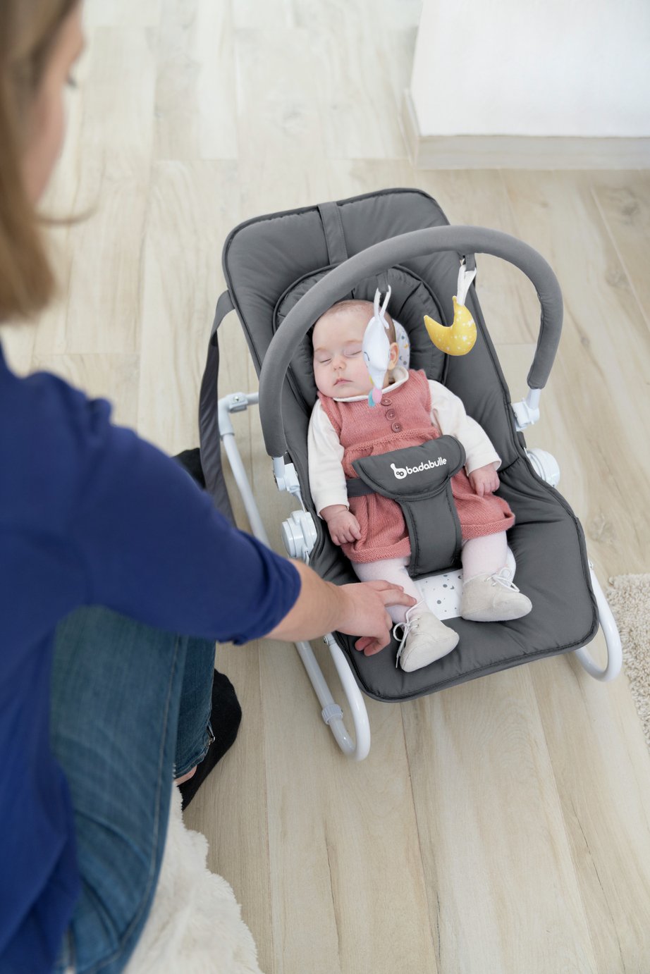 badabulle easy bouncer moonlight