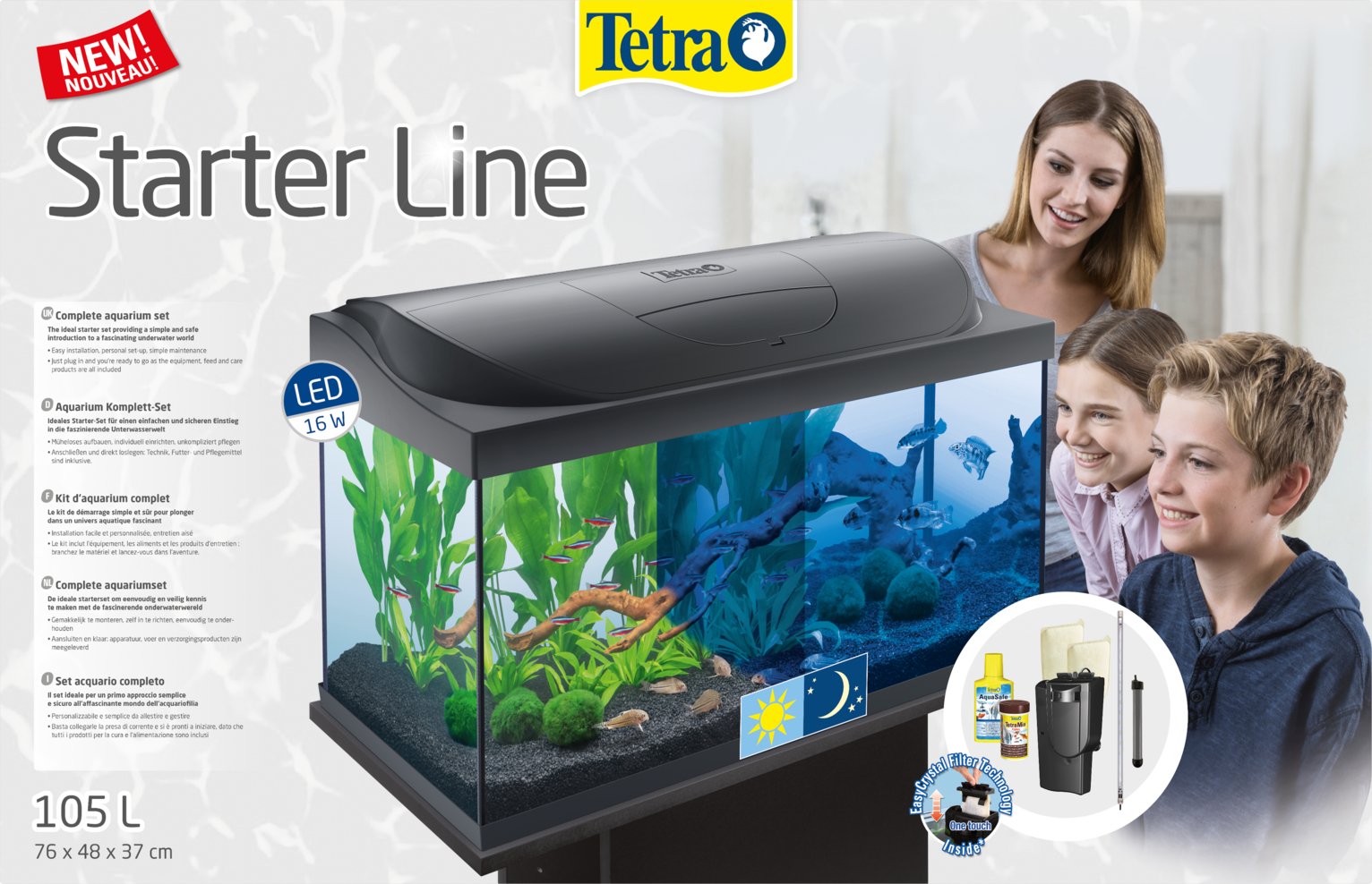 Tetra Starter Line 105L LED Fish Tank