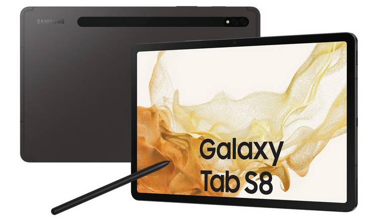 Samsung Galaxy Tab S8 11in 128GB Wi-Fi Tablet - Graphite