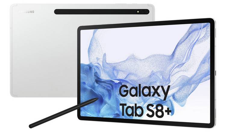 Samsung Galaxy S8+ 12.4 Inch 128GB Wi-Fi Tablet - Silver