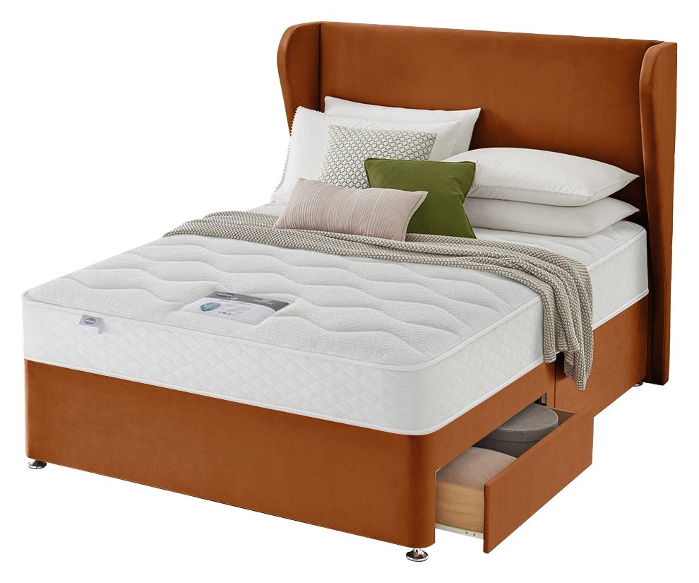 Silentnight Superking Eco 2 Drawer Divan Bed - Amber