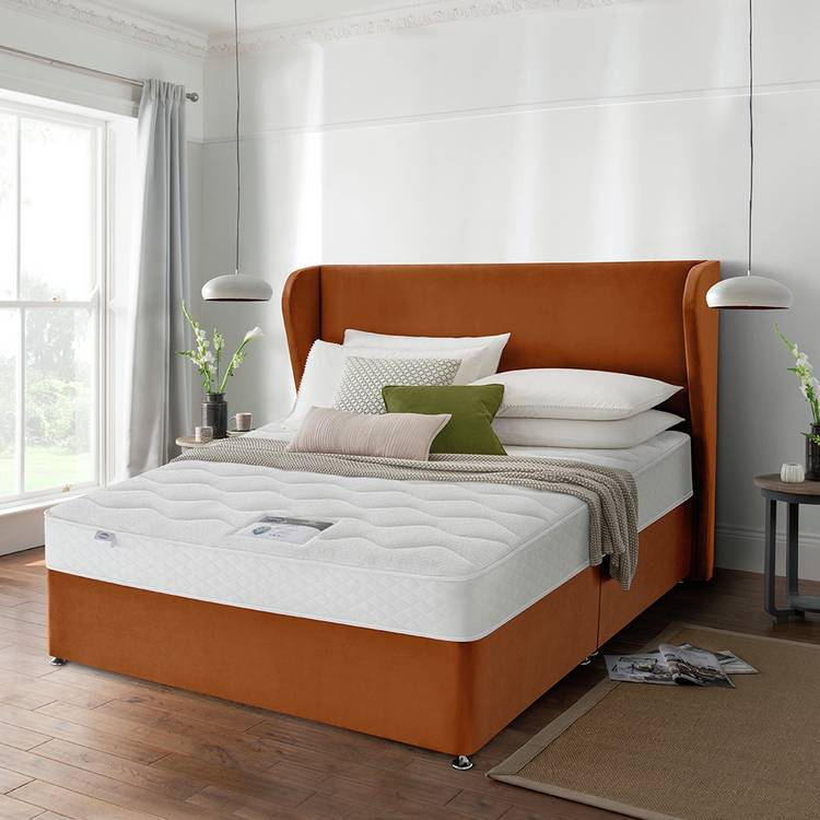 Silentnight Memory Superking Divan Bed - Amber 0