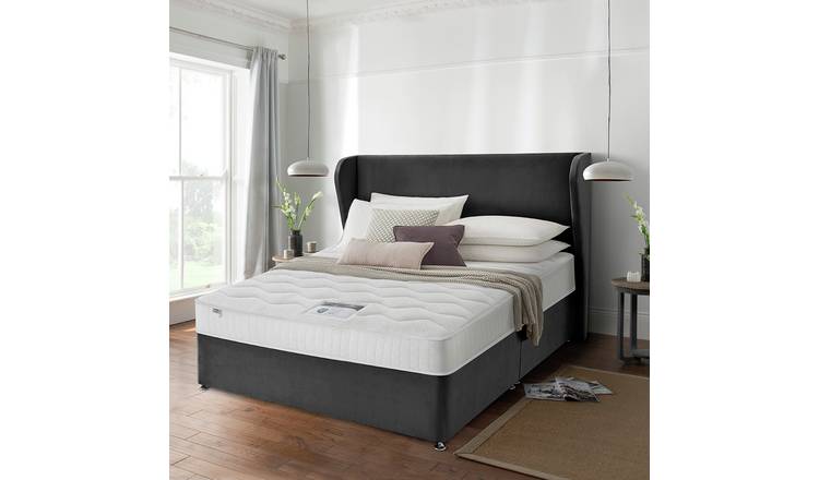 Silentnight Superking Eco Divan Bed - Charcoal