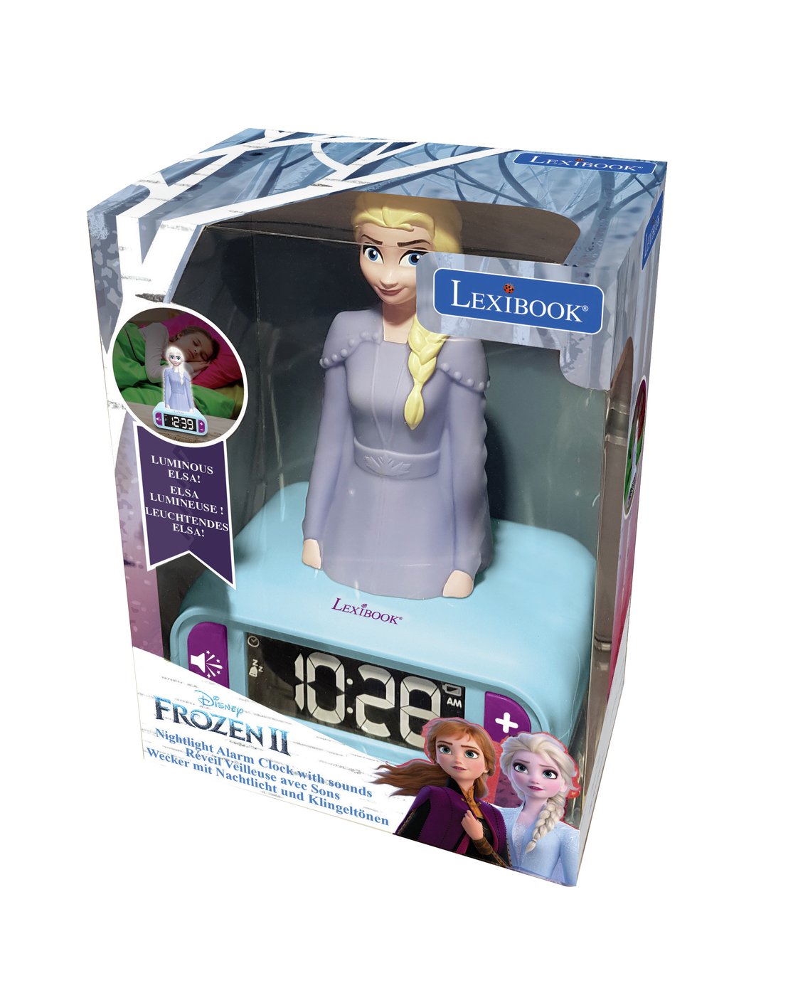 Lexibook Disney Frozen 2 Night Light Alarm Clock Review