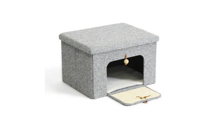 Buy Cat Lounge Box with Scratcher Cat furniture and scratchers Argos