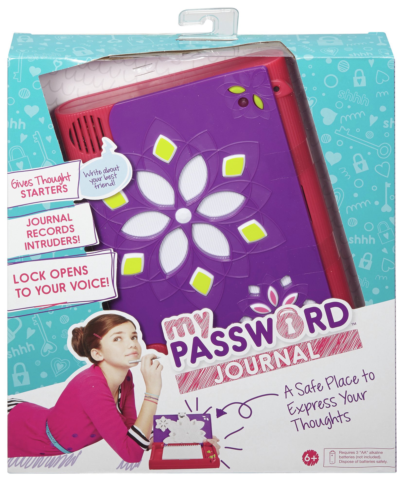 Girl Tech Password Journal - Purple