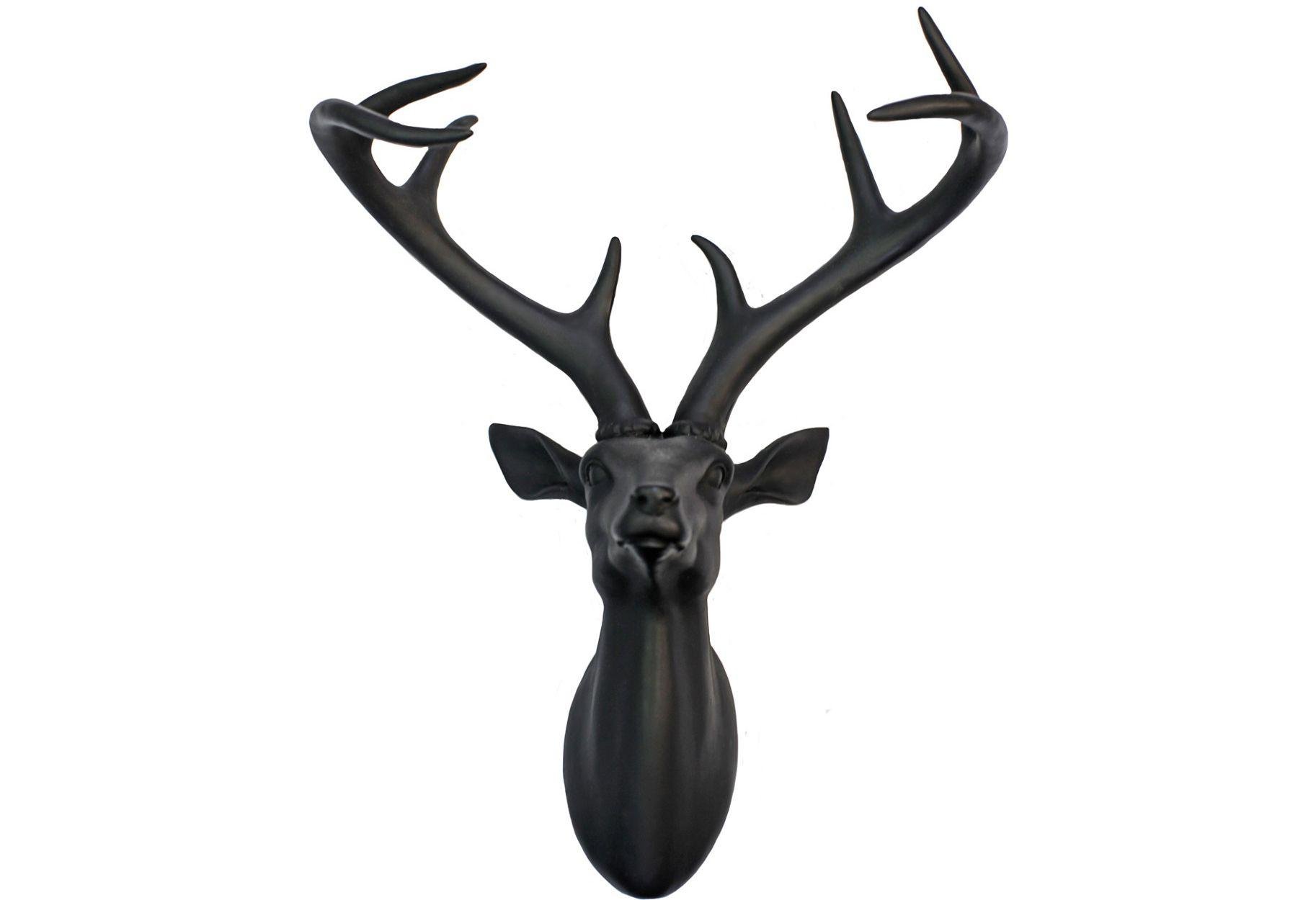 Arthouse 3D Stag's Head - Black