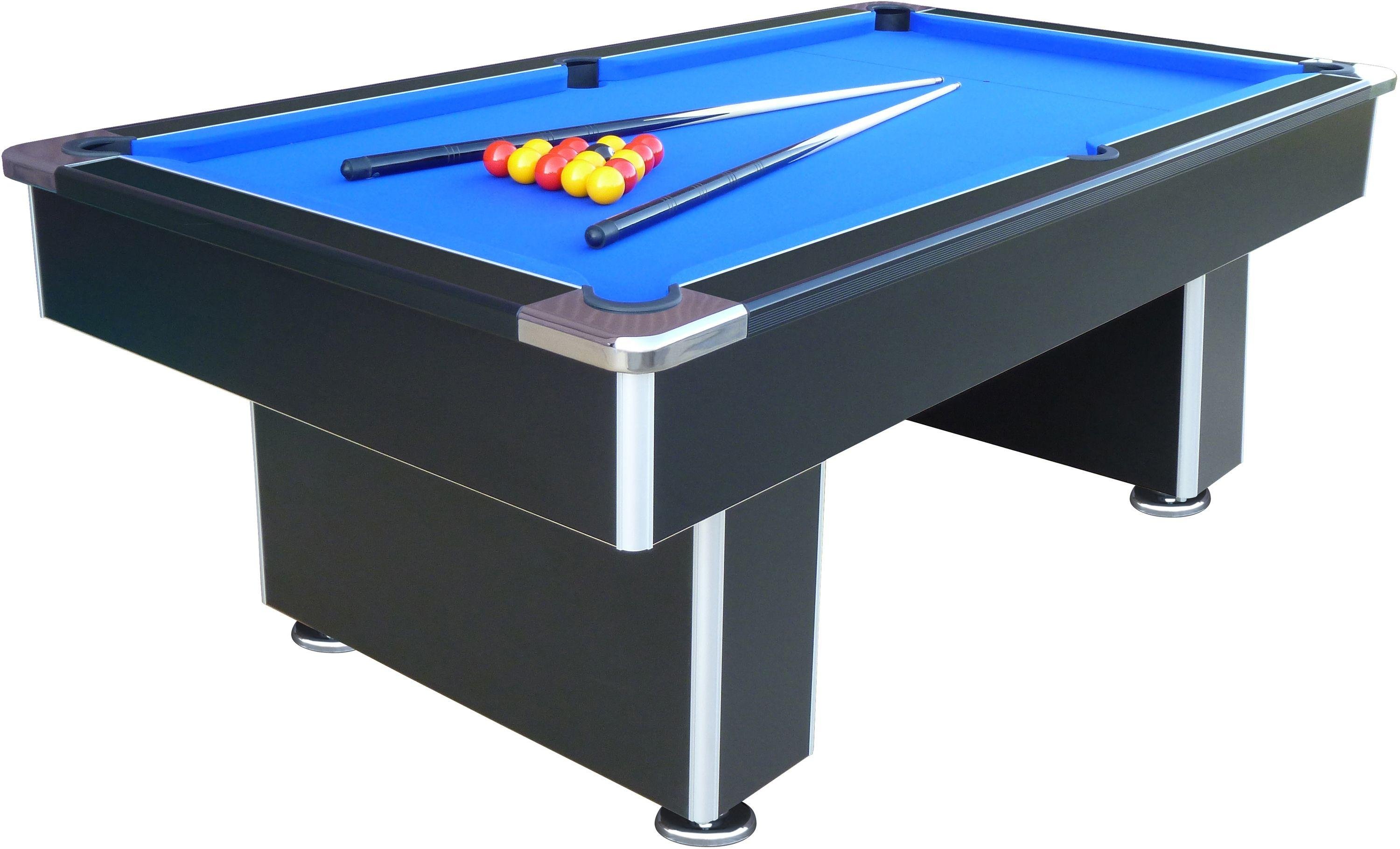 Mightymast Speedster 7ft Slate Bed Pool Table - Black