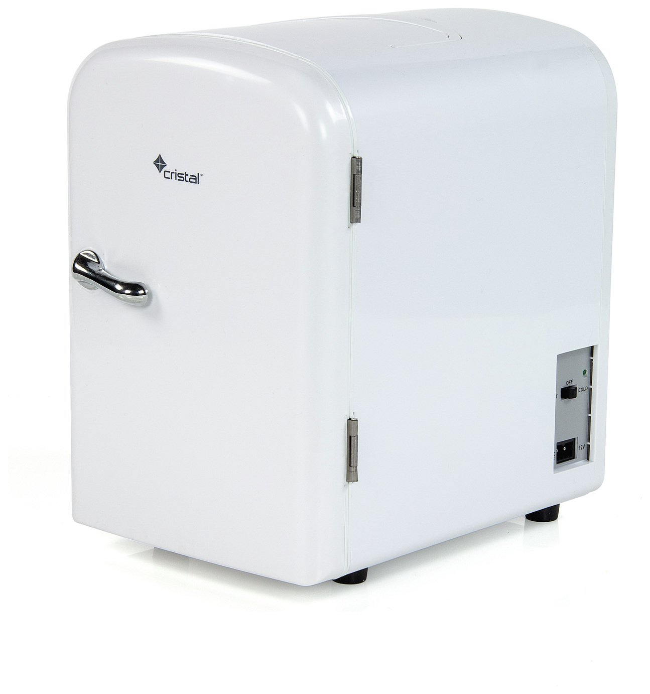 4 Litre White Mini Travel Fridge