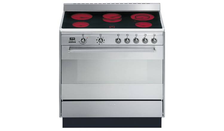 Smeg SUK91CMX9 90cm Single Electric Range Cooker - S/Steel