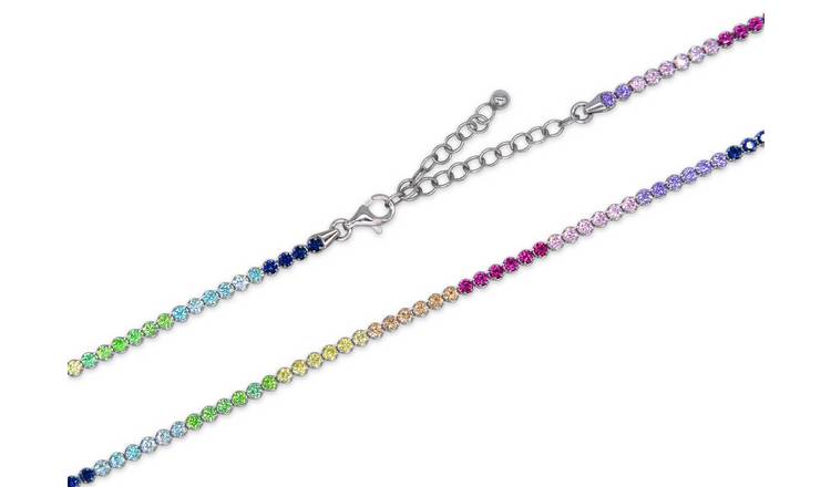 Sapphire necklace sale argos