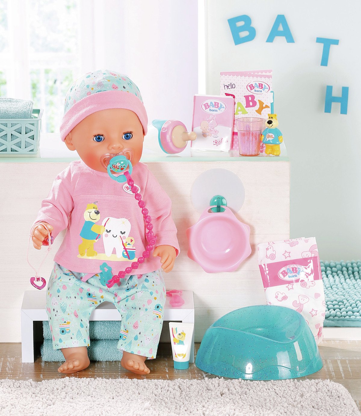 baby born bath time doll