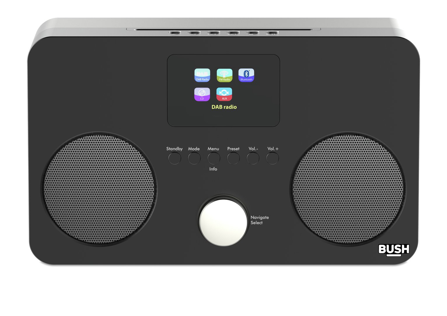 Bush All-In-One CD Micro System - Grey