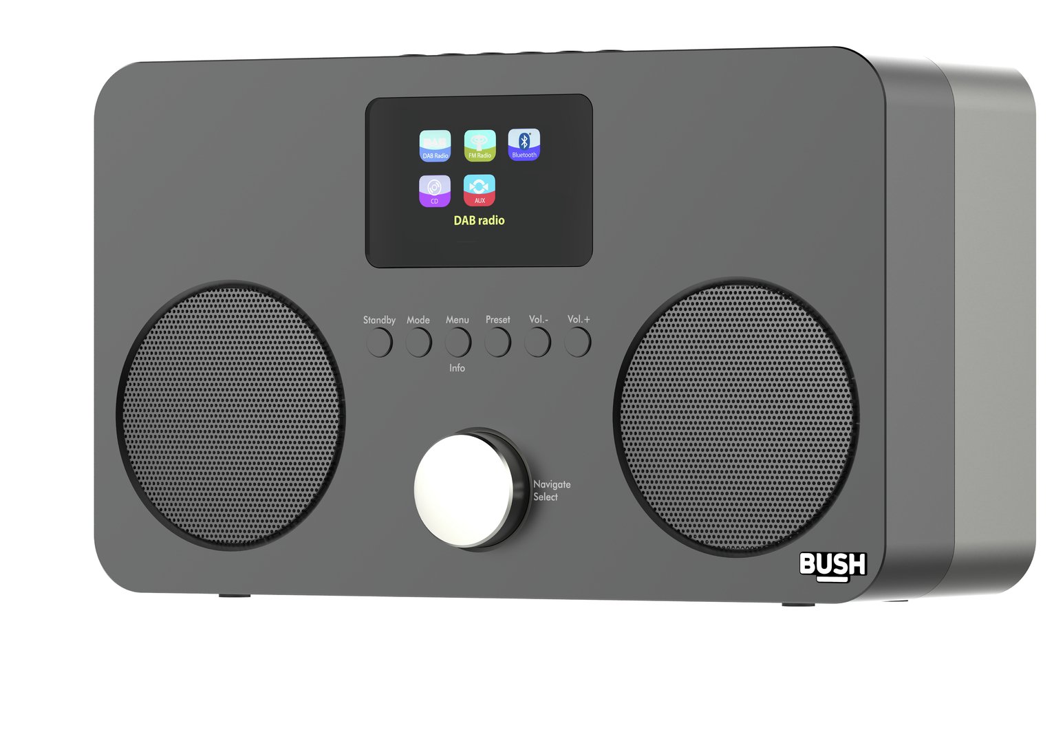 bush stereo flat micro system