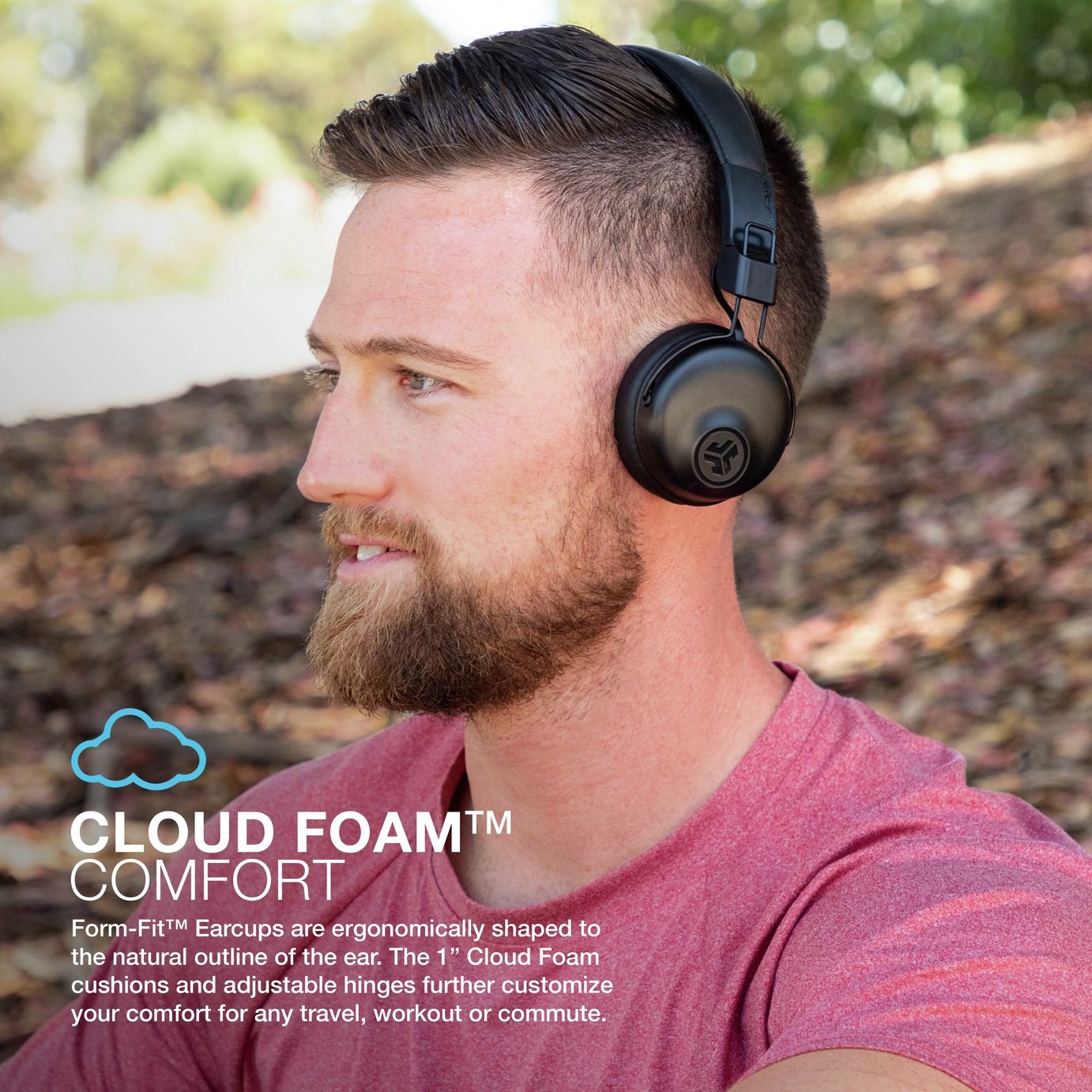 JLab Studio Pro – Cuffie Over-ear Cablate, Driver 40mm, Suono C3, Padiglioni In Schiuma Cloud, Cavo Intrecciato, Pieghevoli E Leggere