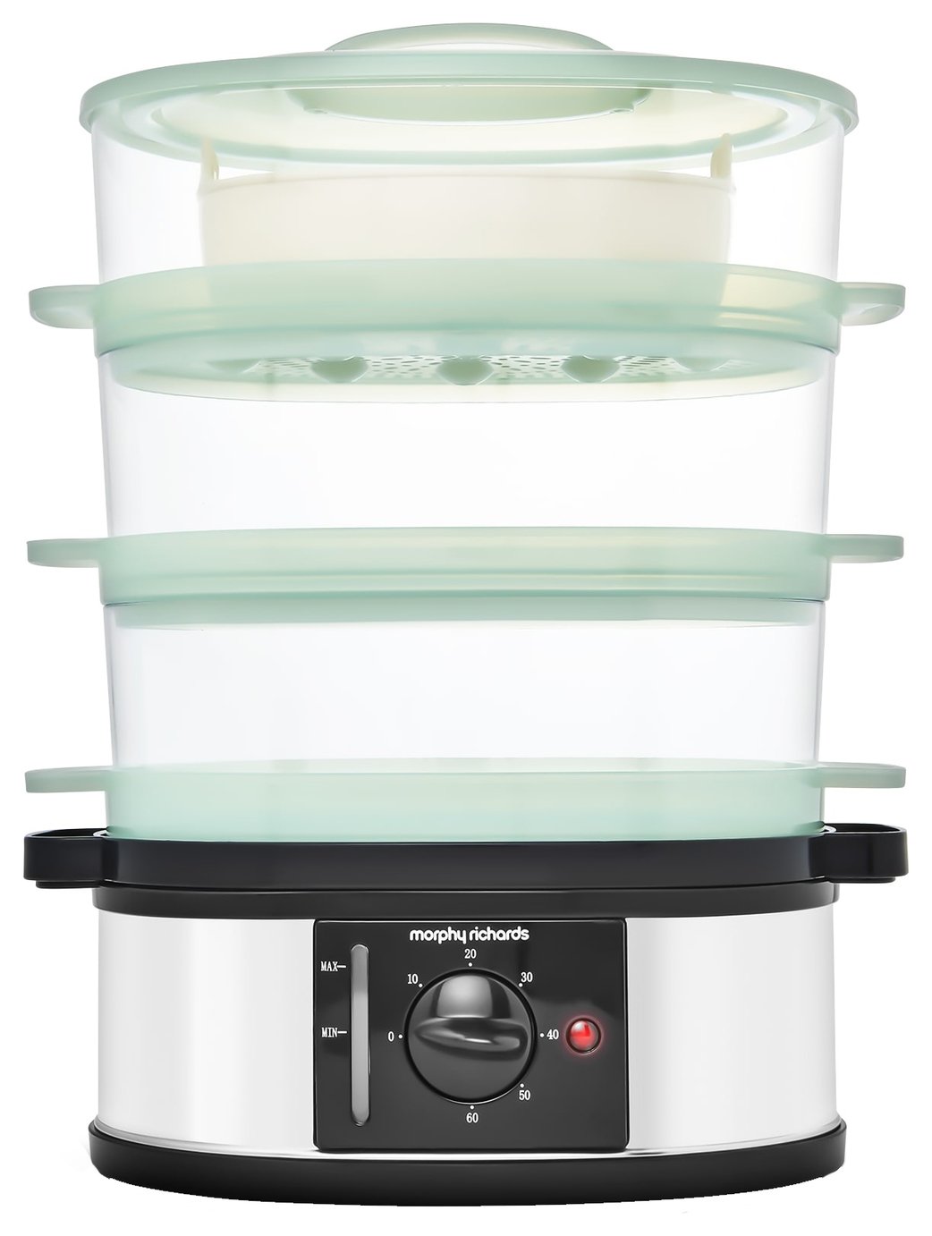 Morphy Richards 3 Tier Food Steamer - White