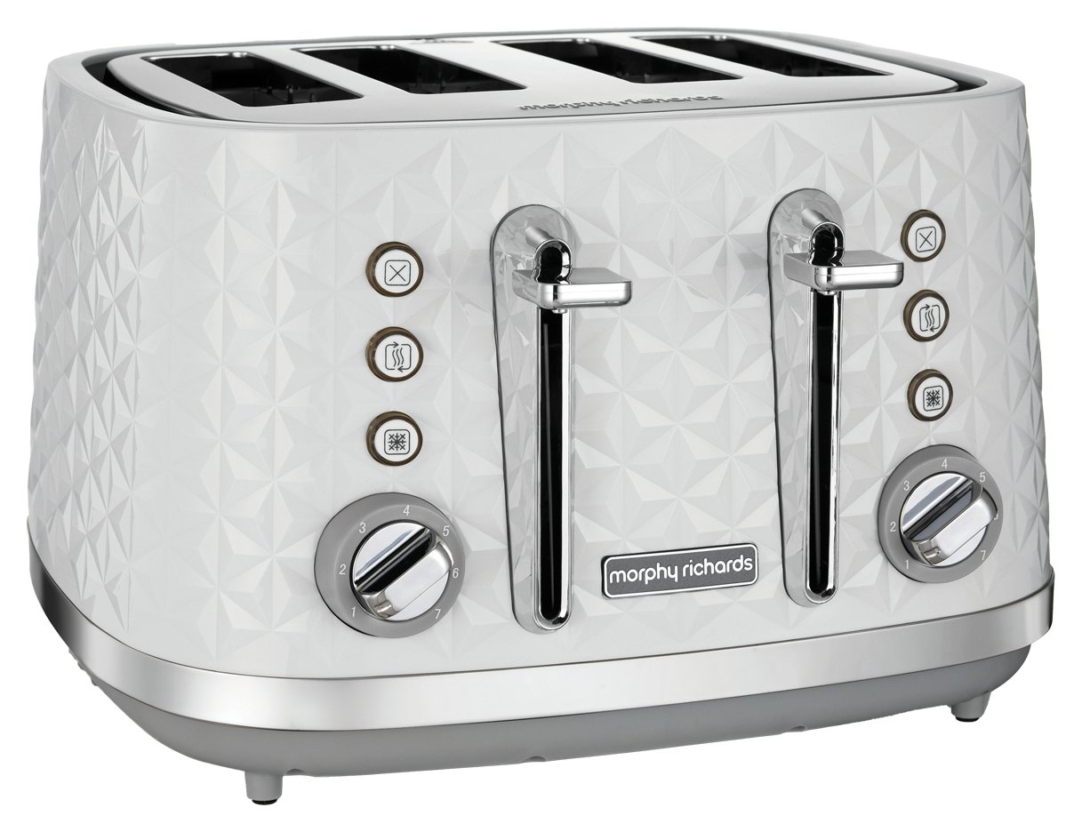 Morphy Richards 248134 Vector 4 Slice Toaster - White