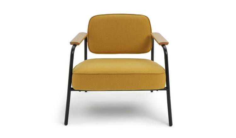 Buy Habitat Jesper Fabric Accent Chair Yellow Armchairs Habitat