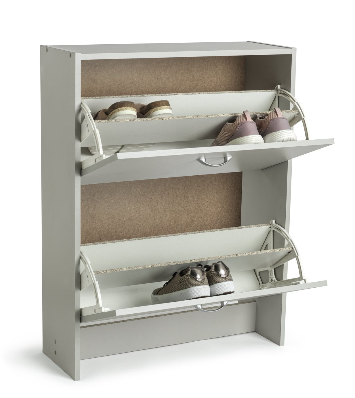 Argos Home Maine Shoe Storage Cabinet - Grey