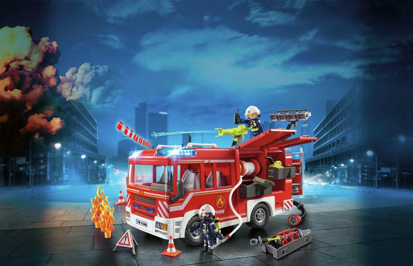 playmobil fire station argos