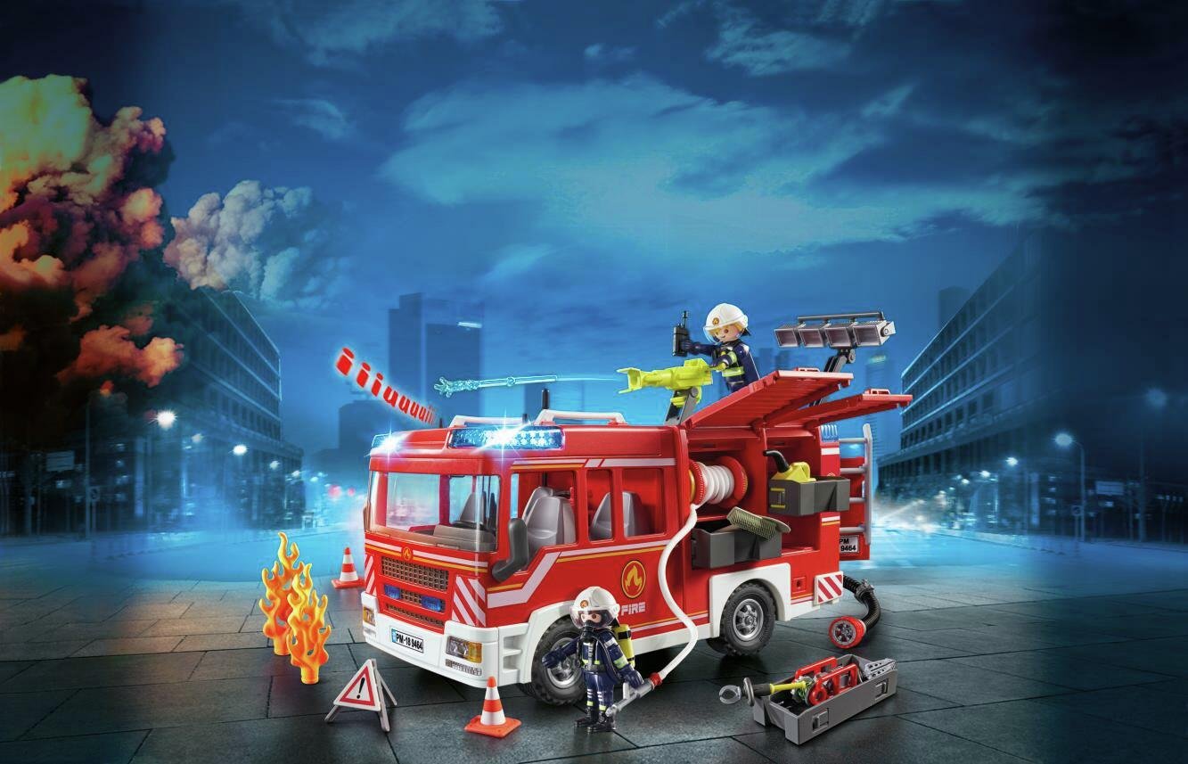 playmobil fire engine argos