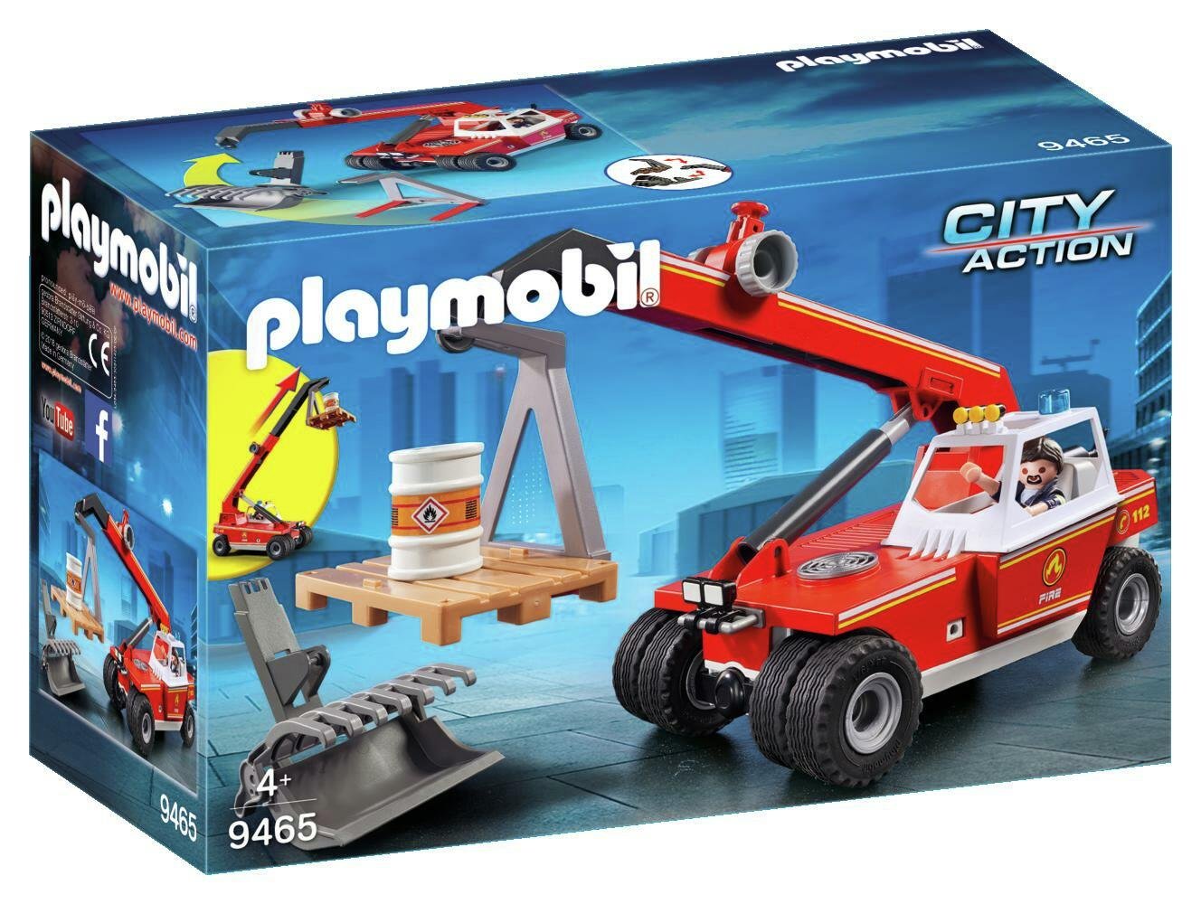 Playmobil 9465 City Action Fire Crane