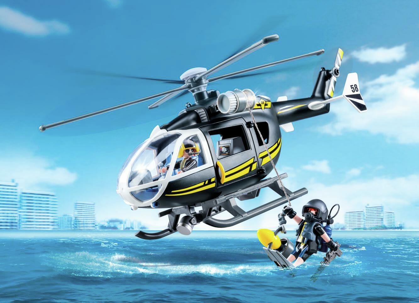 Playmobil 9363 City Action SWAT Helicopter Review