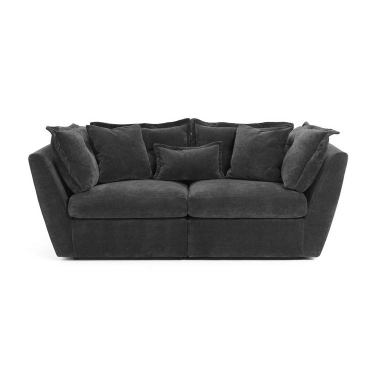 Habitat Jacques Large 3 Seater Sofa - Grey 0