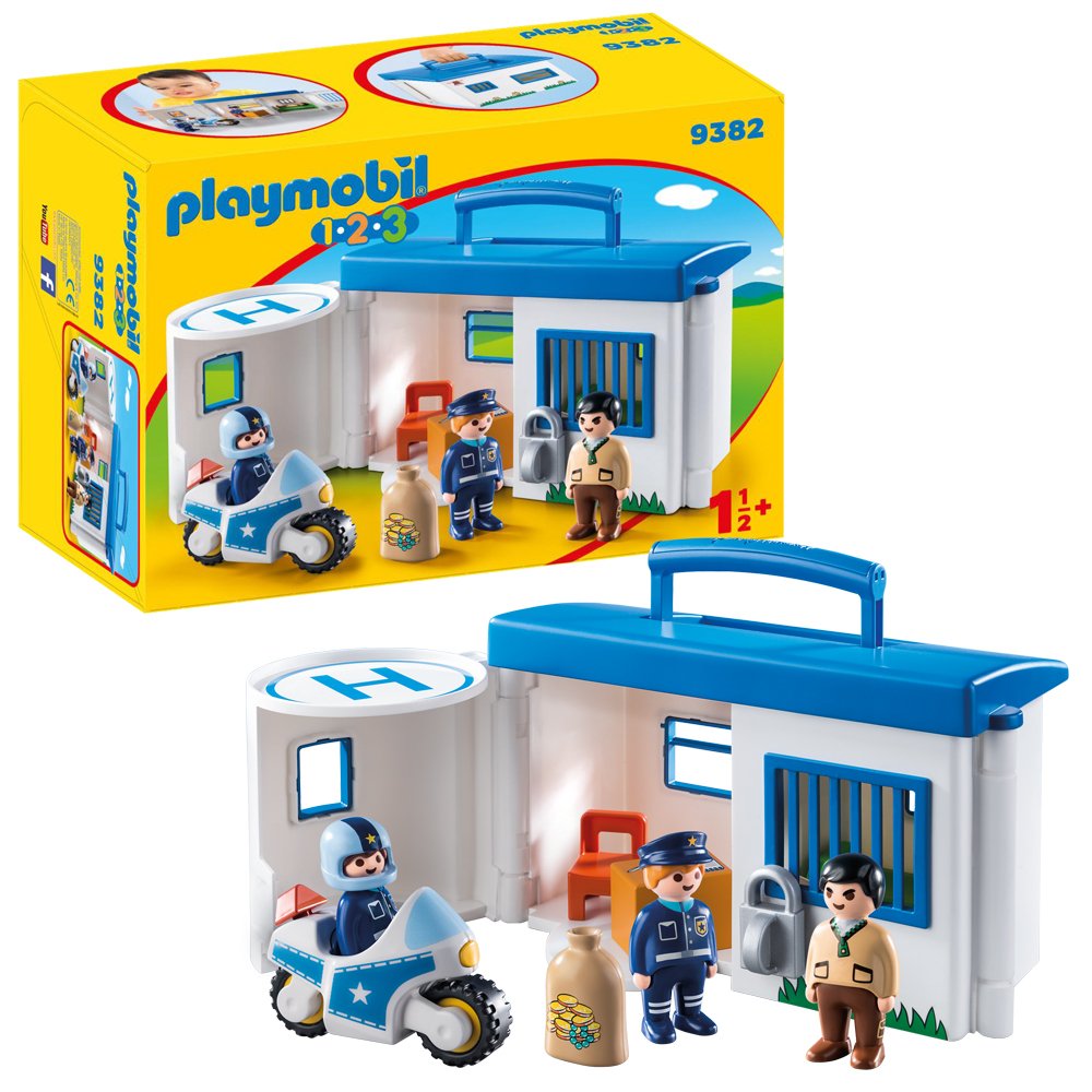 Playmobil 9382 1.2.3 Take Along Police Station