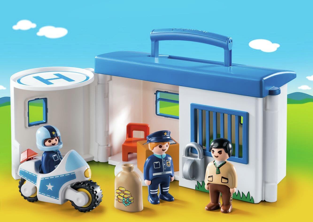 Playmobil 9382 1.2.3 Take Along Police Station Review