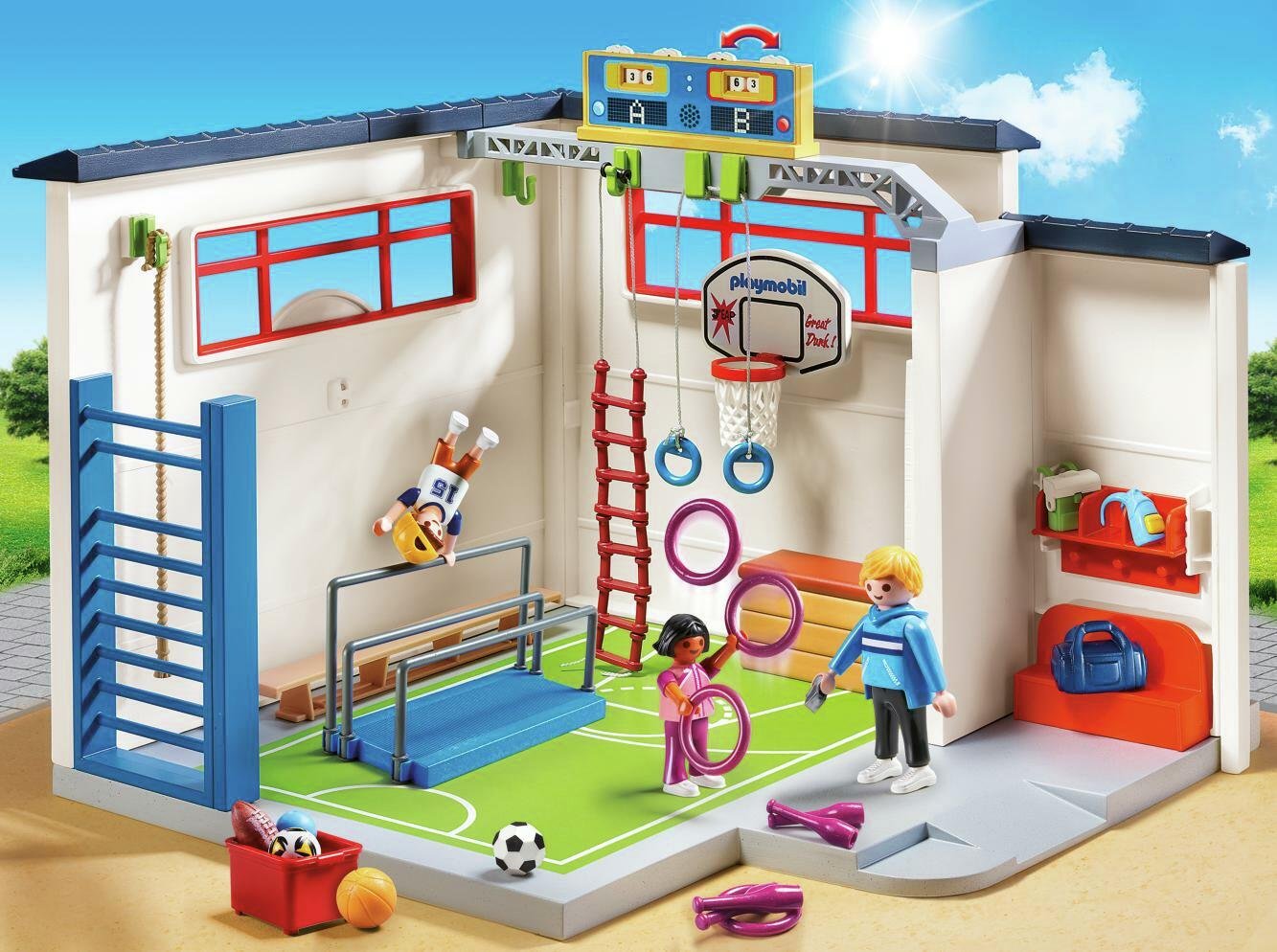 Playmobil 9454 City Life Gym with Score Display Review