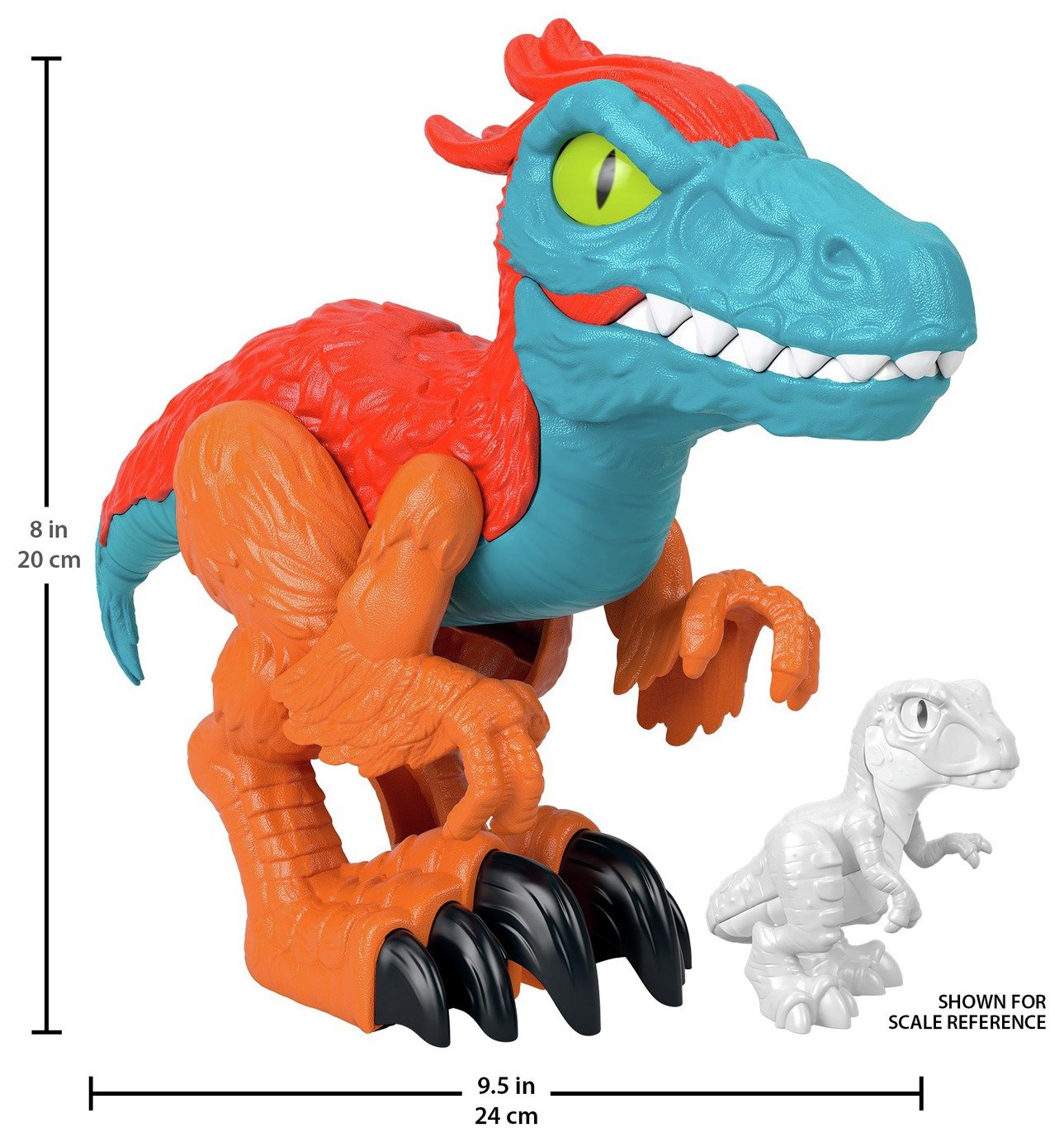 Imaginext Jurassic World Pyroraptor XL Dinosaur Figure