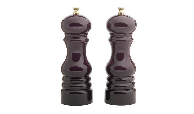 Purple salt and pepper on sale shakers