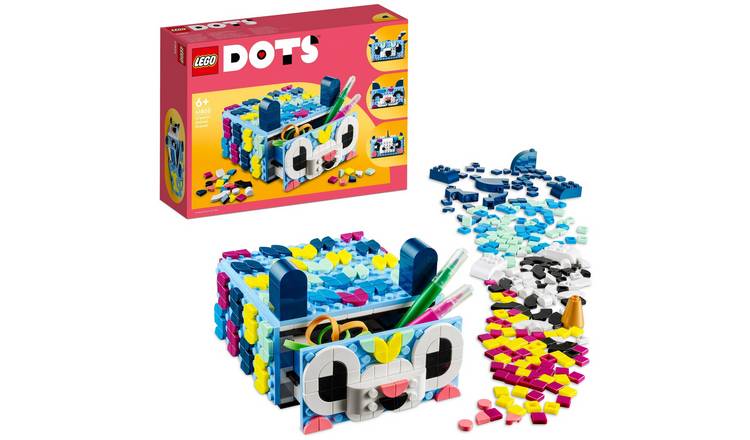 LEGO DOTS Creative Animal Drawer Toy Craft Mosaic Kit 41805