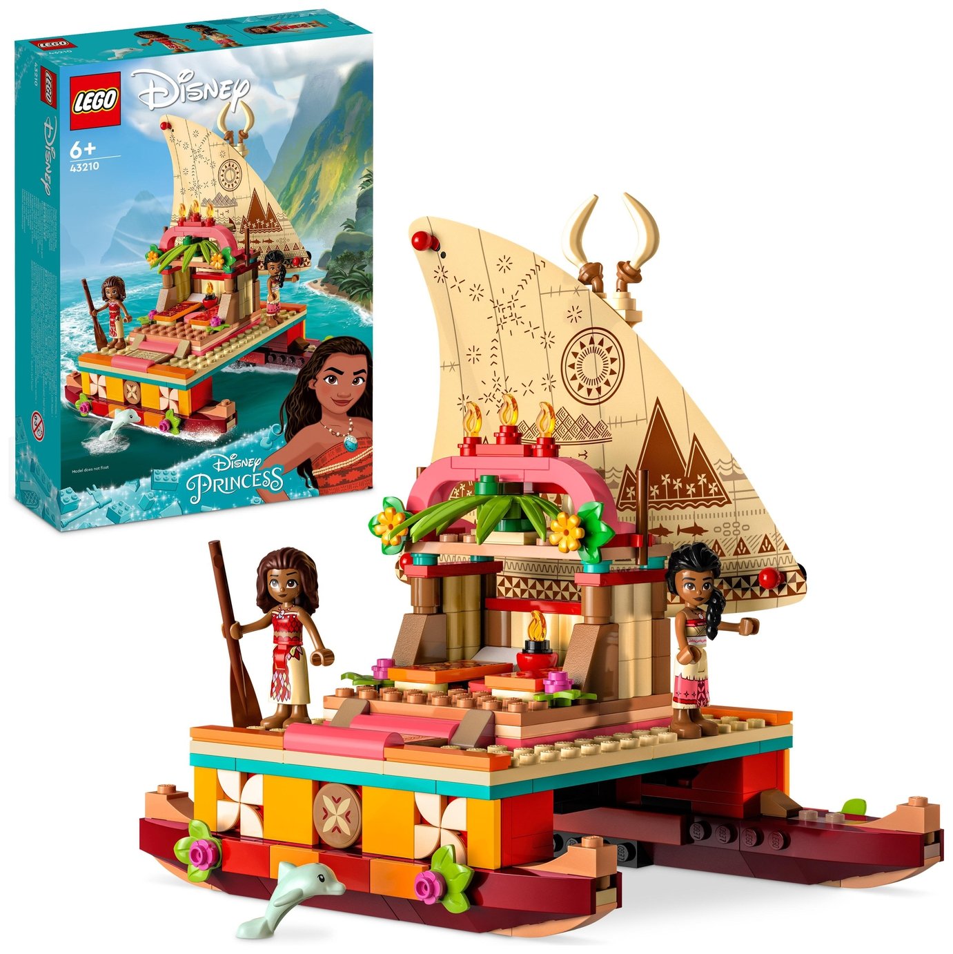 LEGO Disney Princess Moana's Wayfinding Boat Toy 43210 review