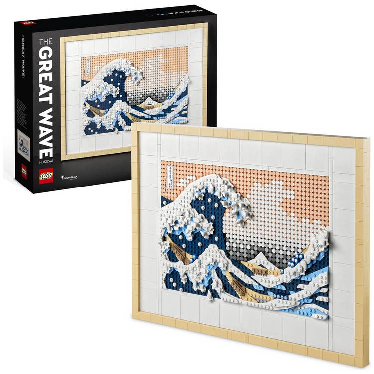 LEGO ART Hokusai – The Great Wave Wall Art Adults Set 31208 0