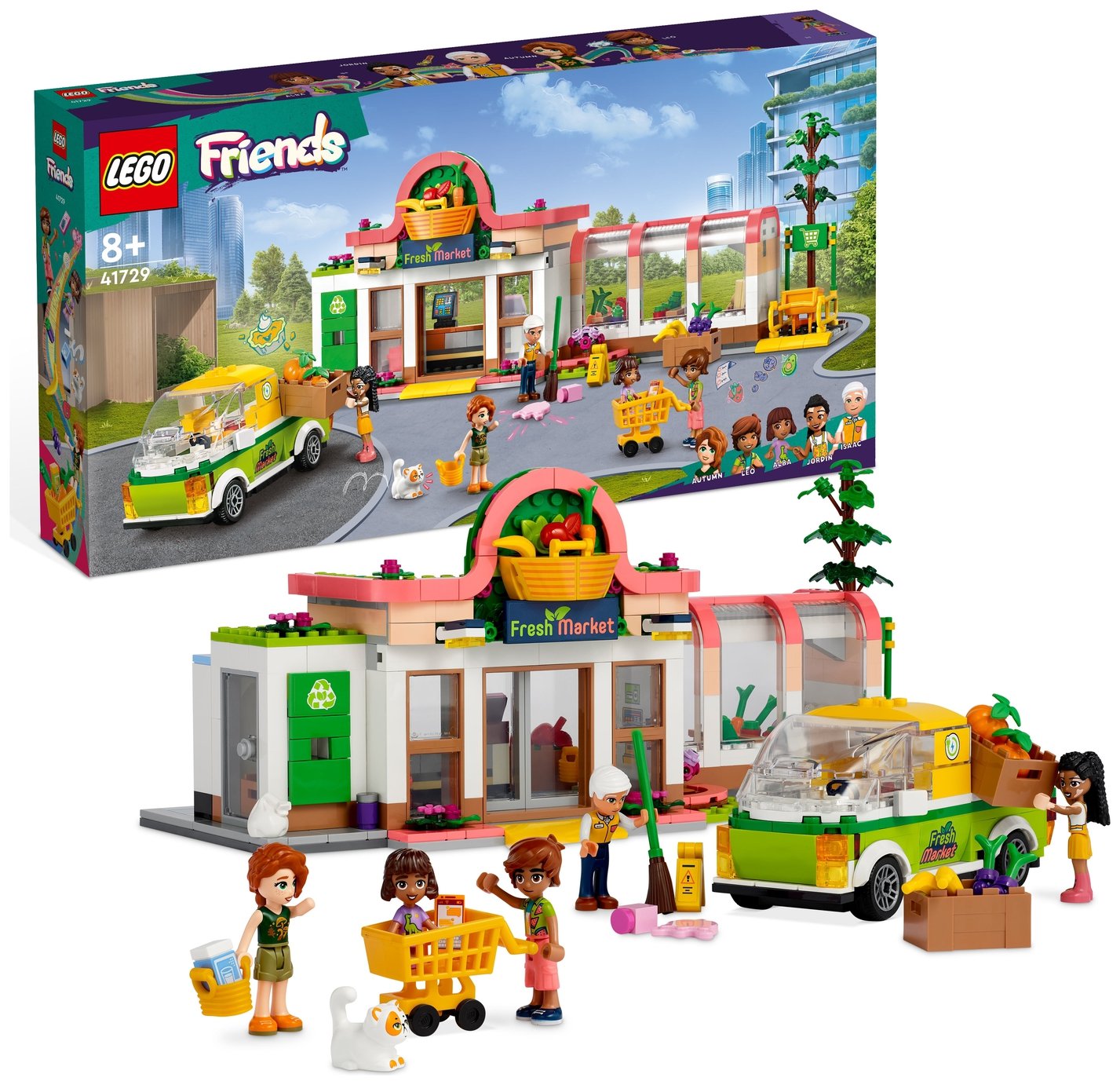 LEGO Friends Organic Grocery Store Toy Shop with Truck 41729