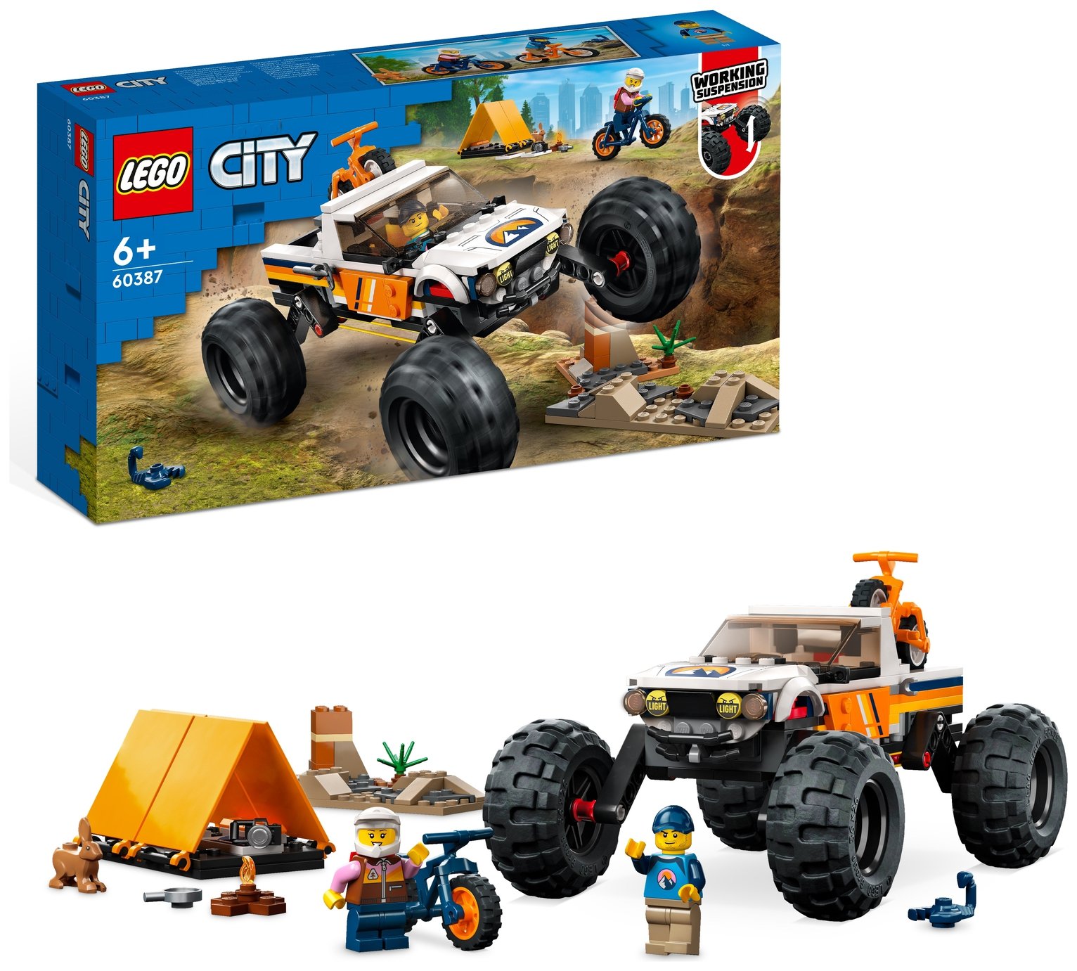 LEGO City 4x4 Off-Roader Adventures Monster Truck Toy 60387