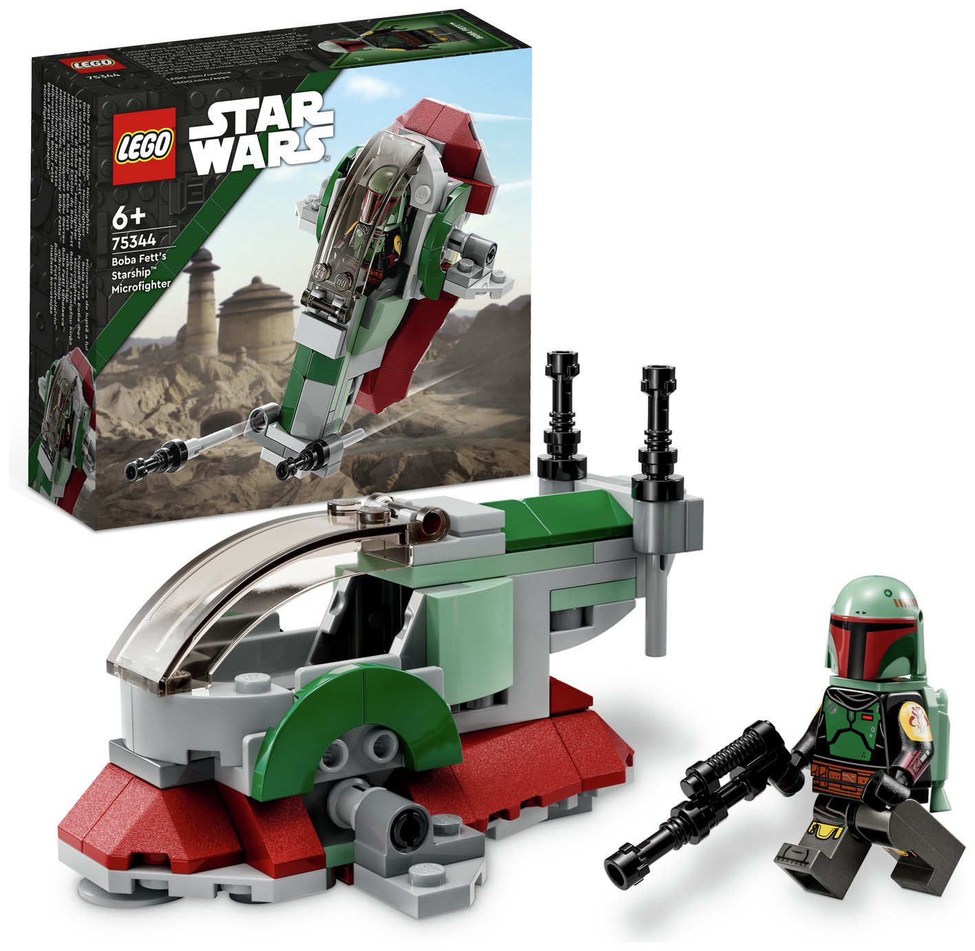 LEGO Star Wars Boba Fett\'s Starship Microfighter Set 75344