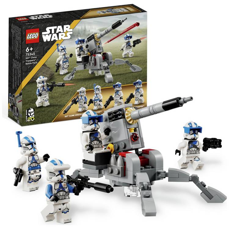 LEGO Star Wars 501st Clone Troopers Battle Pack Set 75345 0