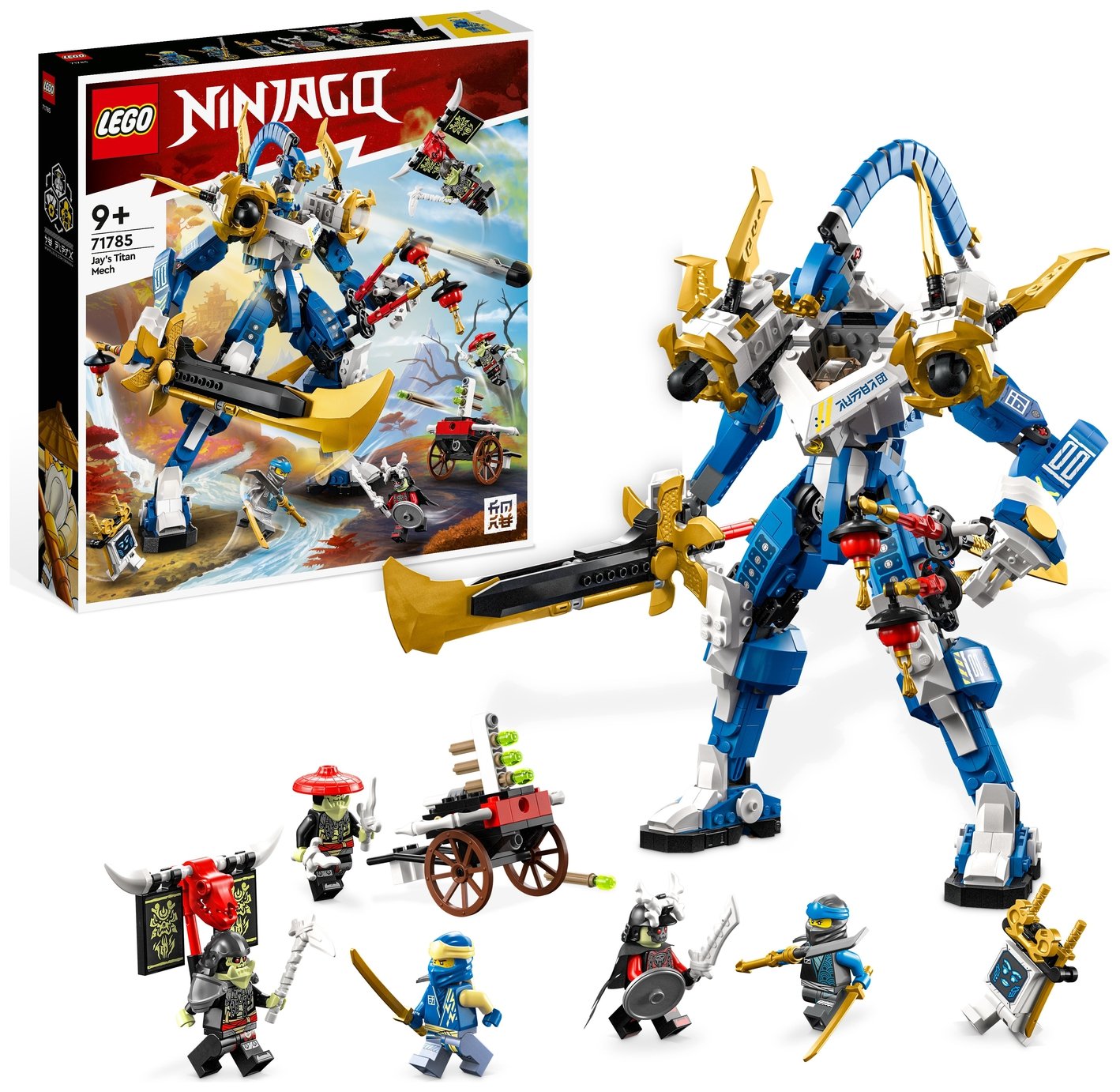 LEGO NINJAGO Jay's Titan Mech Action Figure Battle Toy 71785