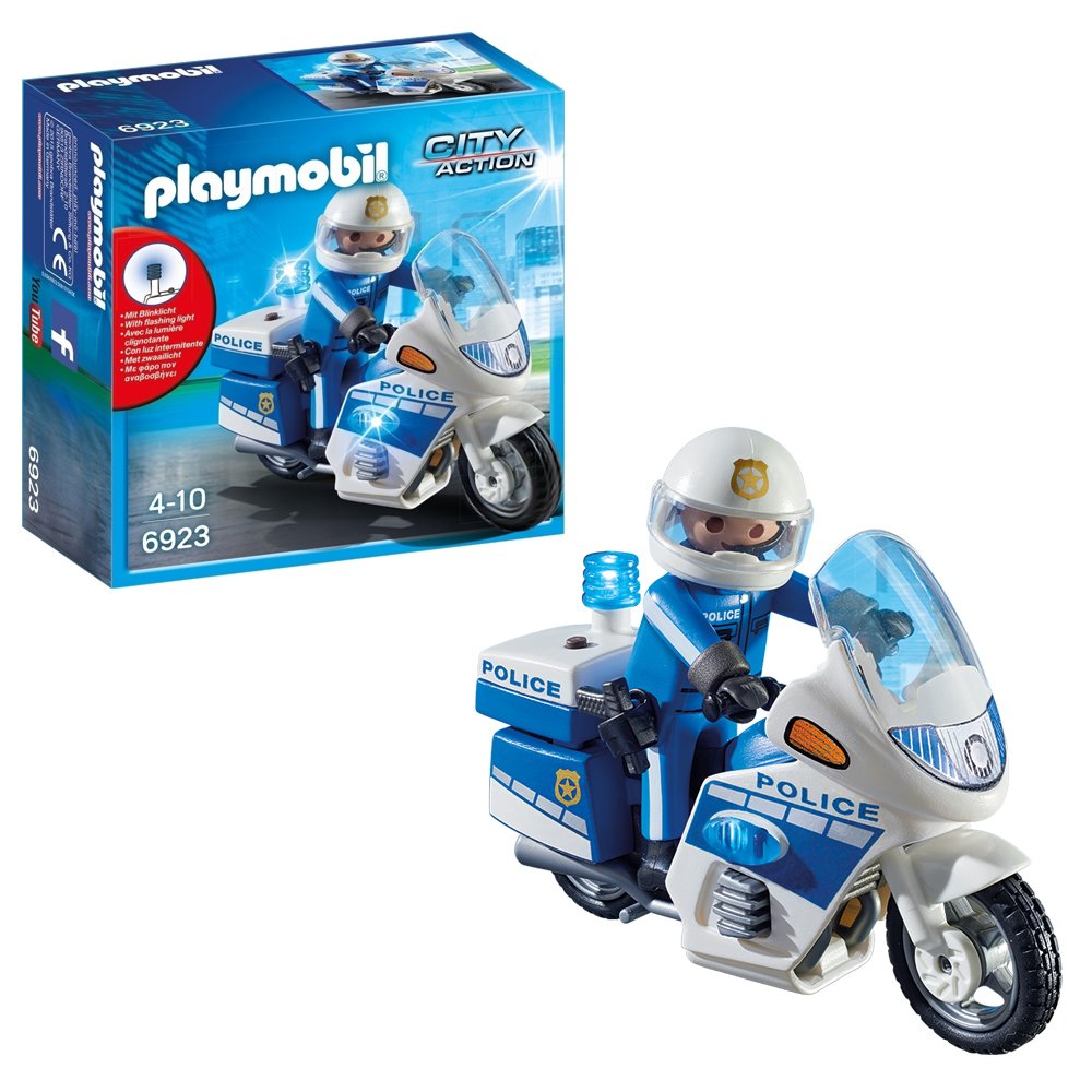 playmobil police bike