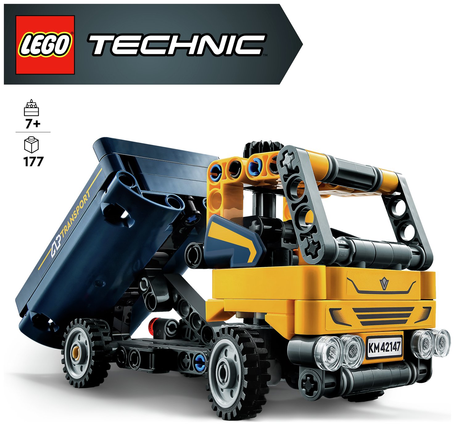 LEGO Technic Dump Truck and Excavator Toys 2in1 Set 42147