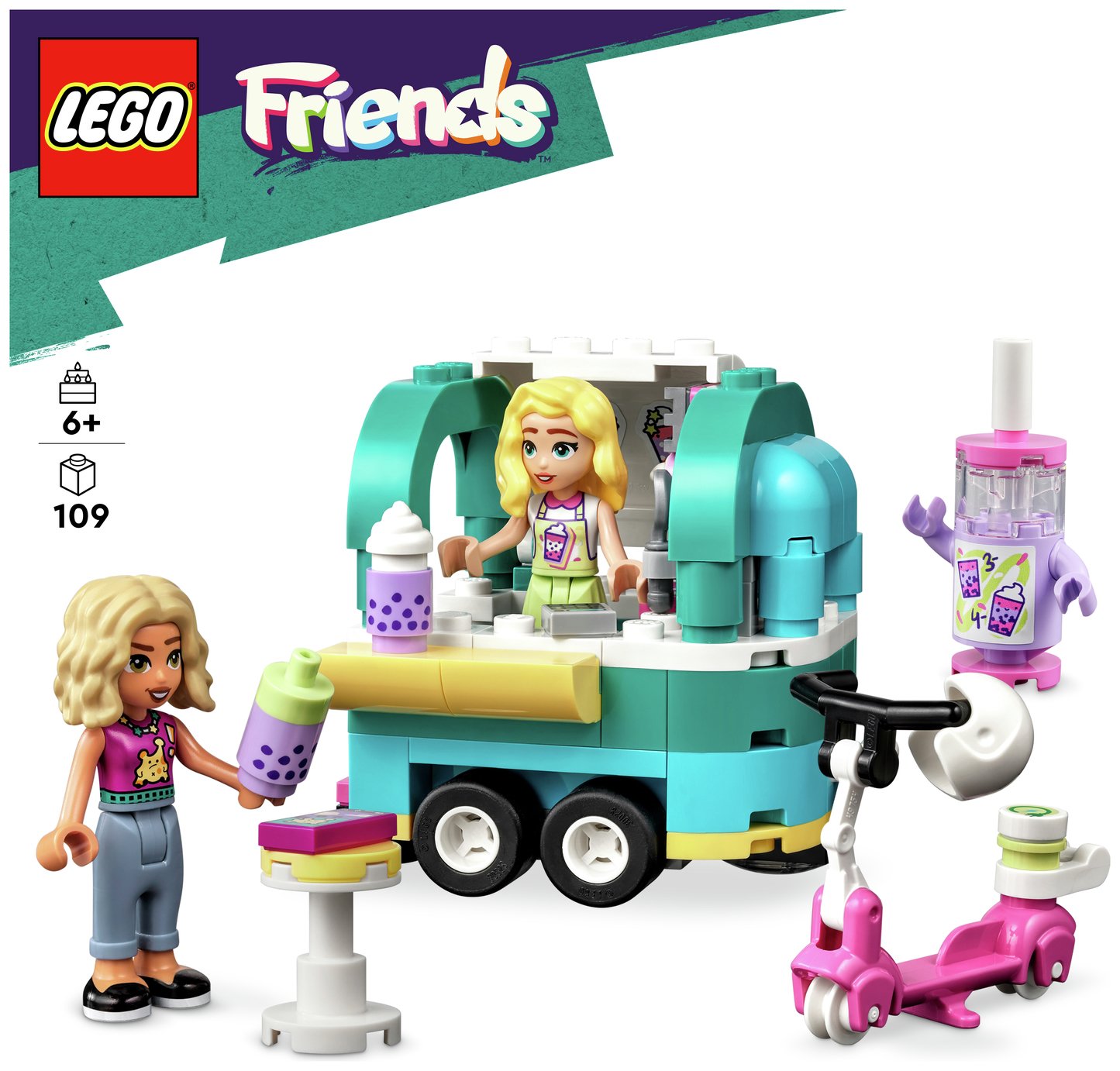 LEGO Friends Mobile Bubble Tea Shop with Toy Scooter 41733 Review Toy